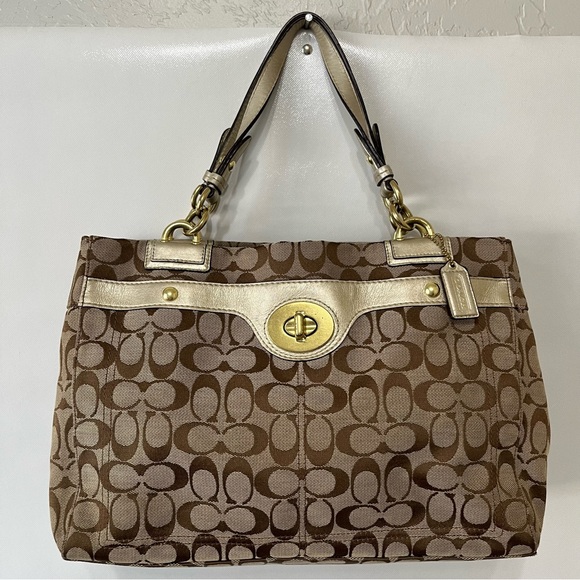 Vintage Coach Y2K Signature C Penelope Shoulder Bag - Picture 1 of 12